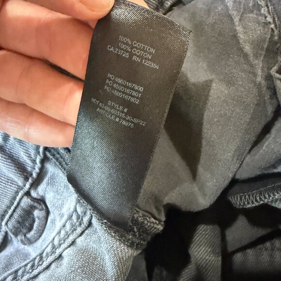 ARITZIA TNA Grey Denim Jeans Wide Leg Size 6 - Picture 13 of 13